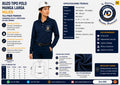 Buzo Tipo Polo Manga Larga Mujer Piqué Premium – Ficha técnica Dot-006