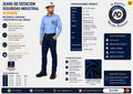 Jeans Dotación Seguridad Industrial Hombre – Ficha técnica Dot-009