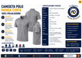 Camiseta Polo Manga Corta 100% Polialgodón – Ficha técnica Dot-013