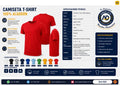 Camiseta T-Shirt 100% Algodón – Ficha técnica Dot-020