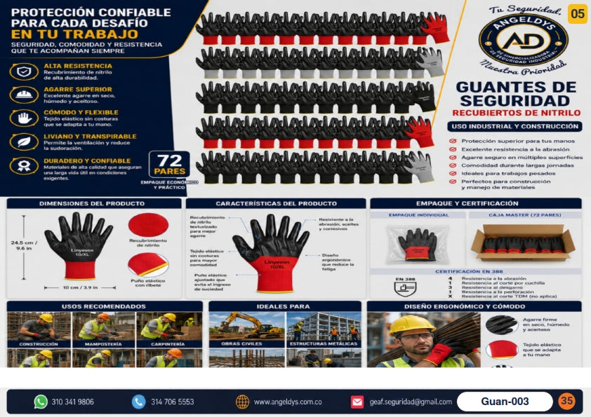 Casco de Seguridad Dieléctrico Tipo I Clase E y G IN 1406-R – Ficha técnica Cas-004