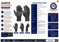 Guantes de Nitrilo Uso Industrial Negro – Ficha técnica Guan-009