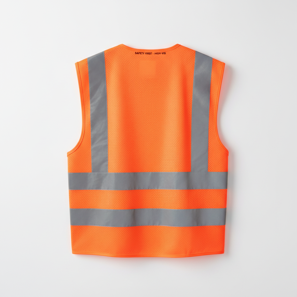 Chaleco de Seguridad Reflectivo WIFOCU - Naranja Fluorescente x48