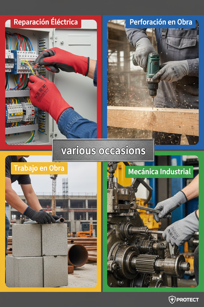 Guantes de Trabajo Recubiertos de Goma Maxcheck x72